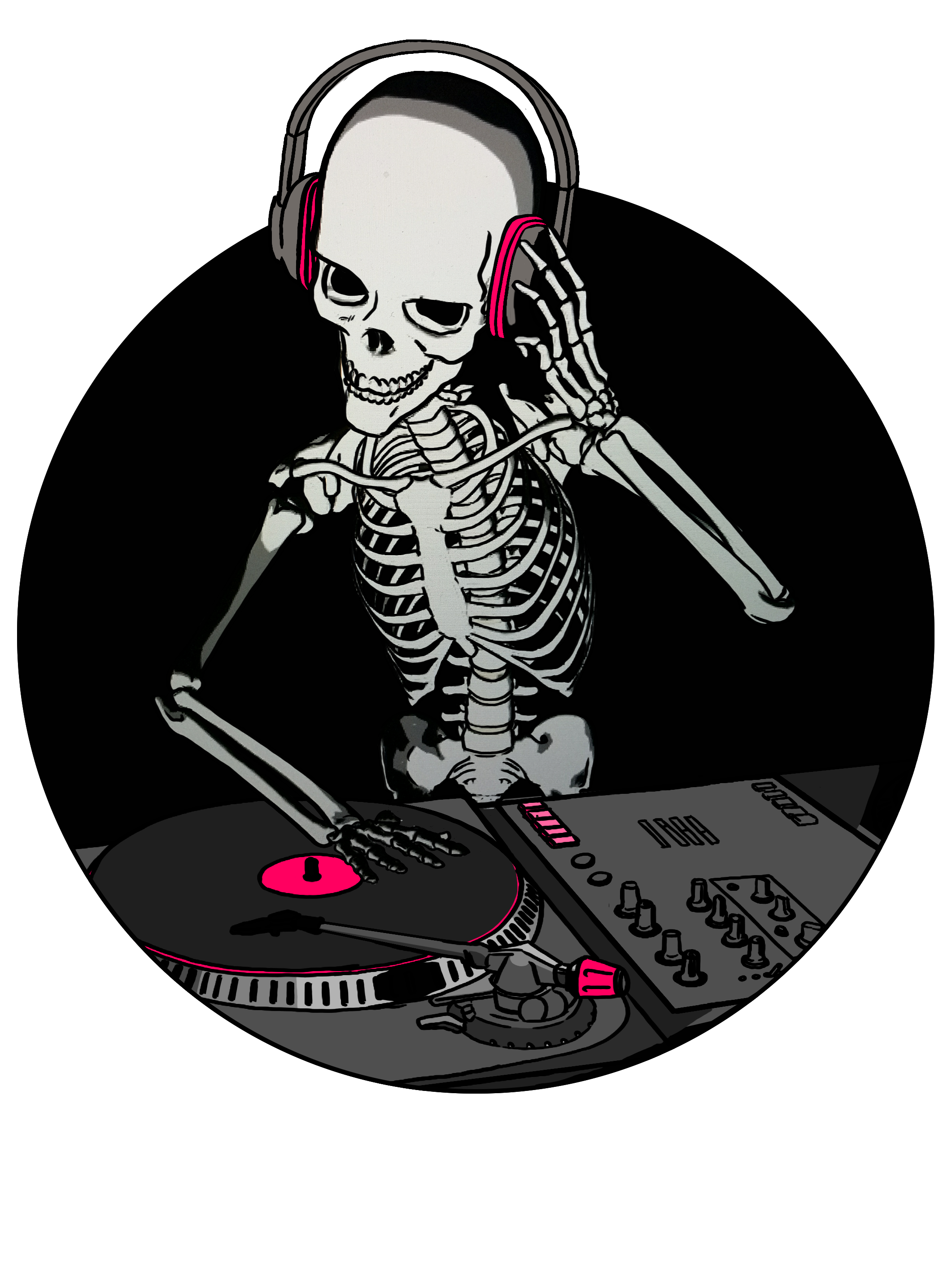 Cocktail Menu Illustration - G-Rave