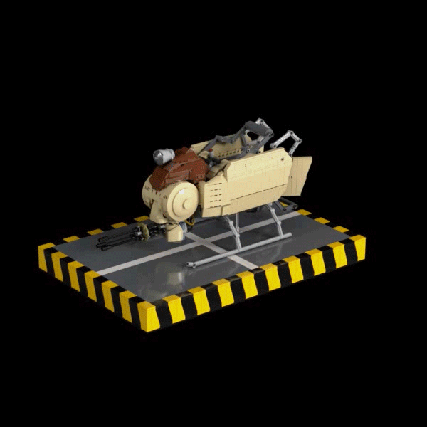 Flying 'Platform' from Katsuhiro Otomo's AKIRA - Rotation