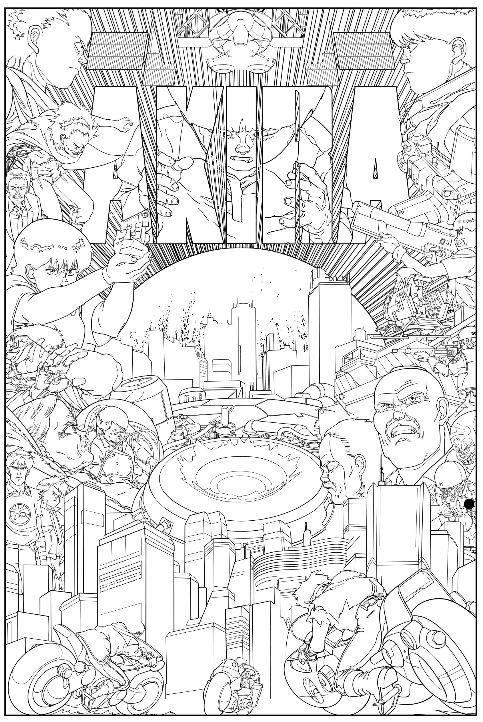 AMP - AKIRA WIP Keyline Layer