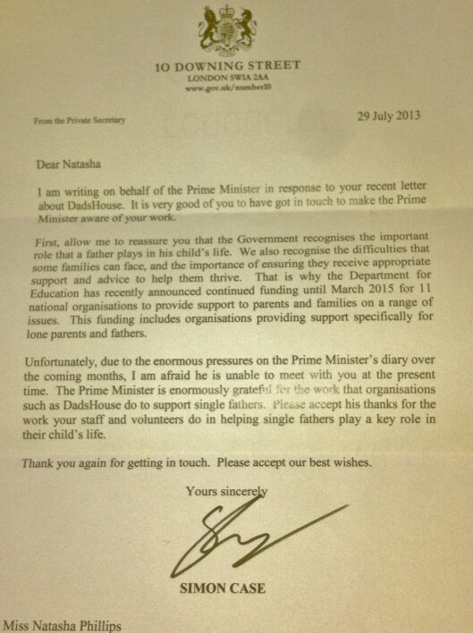 A Letter from the Prime Ministers Office