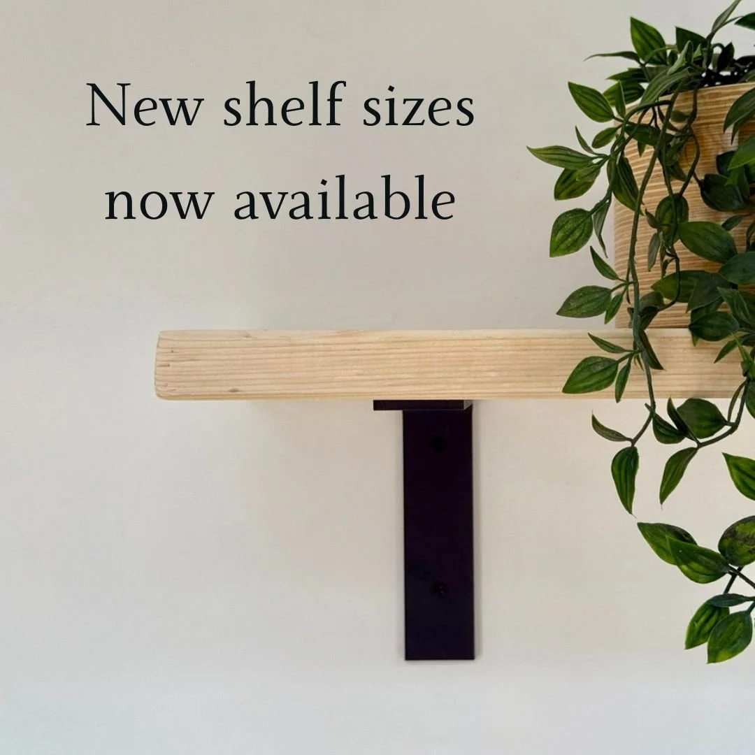 Our shelves are now available in more sizes to suit your space and needs. 
Find the perfect fit for your home.

Check the link in bio.