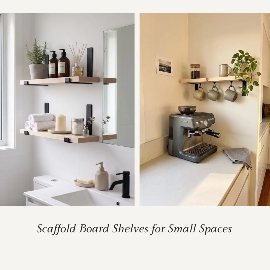 Not every storage problem needs a bigger room. Most of the time, it just needs one board, fixed in the right spot, holding the things that don't currently have a home. 

Check our website in bio.