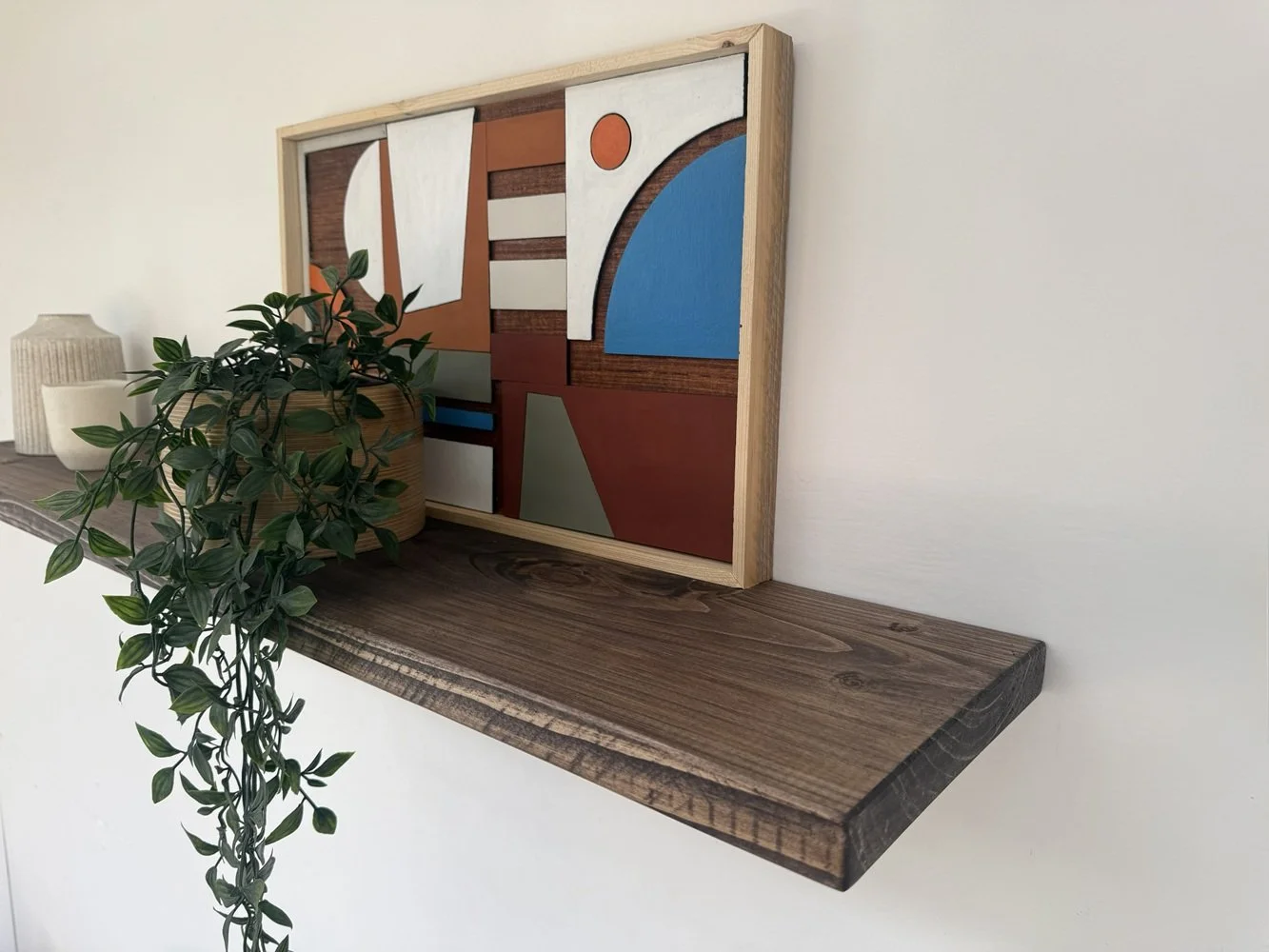 Rustic Wooden Shelf with Flat Style Brackets8.jpg