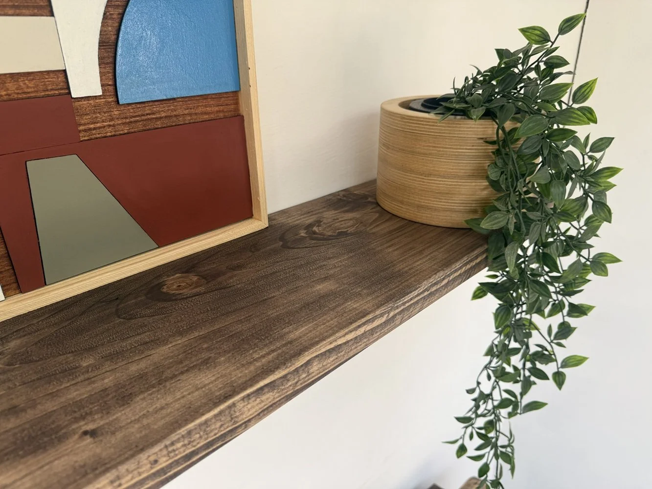 Rustic Wooden Shelf with Flat Style Brackets6.jpg
