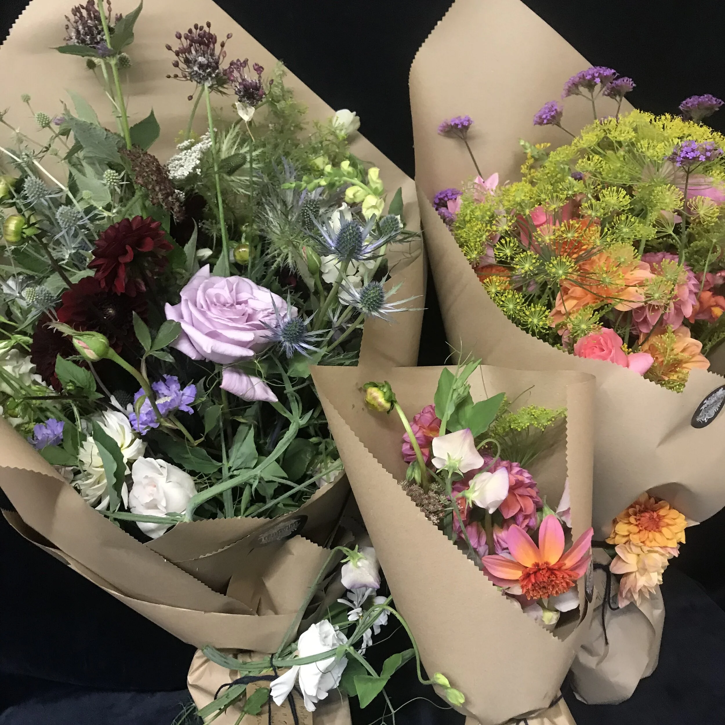 Tomnah'a
bouquets sml/med/large