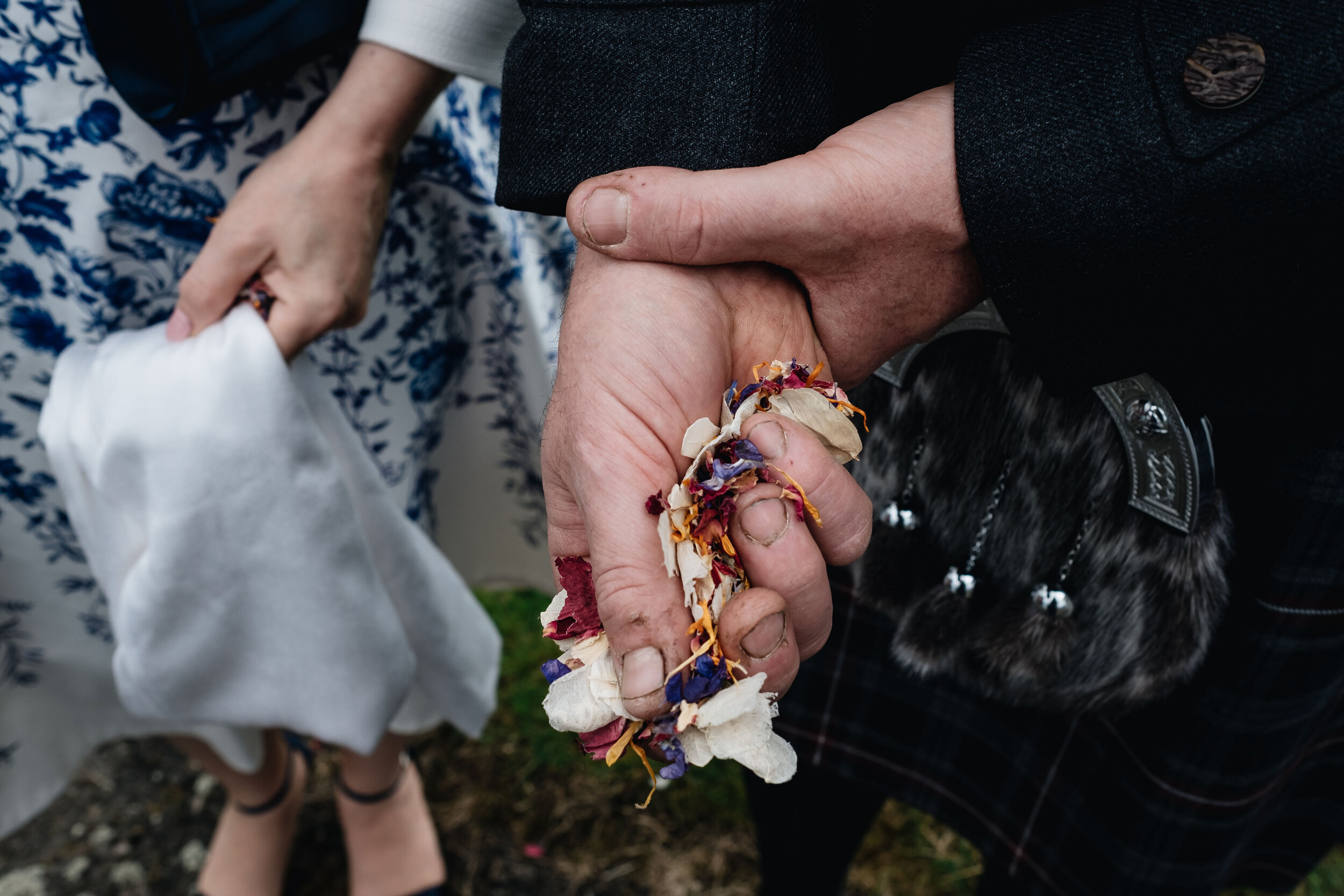 Through the woods we ran