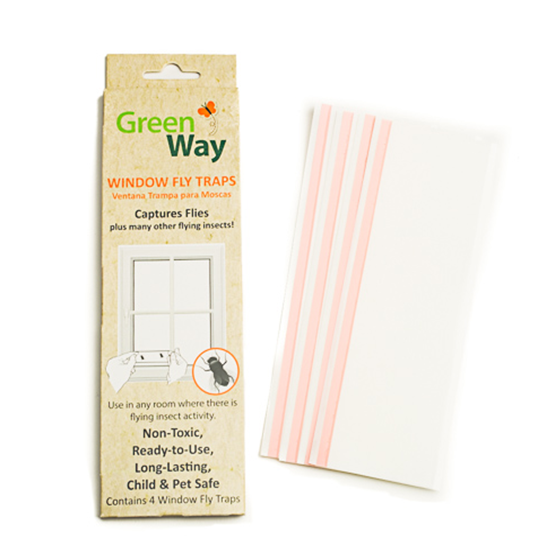Sa... Details about   GreenWay Window Fly Trap 48 Fly Glue TrapsHeavy Duty Glue 12 Boxes 