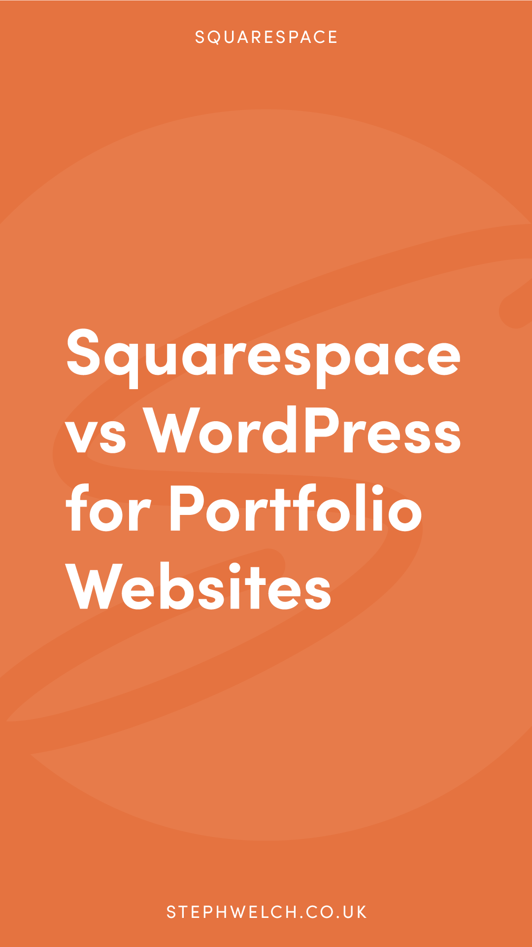 Squarespace vs WordPress for Portfolio Websites