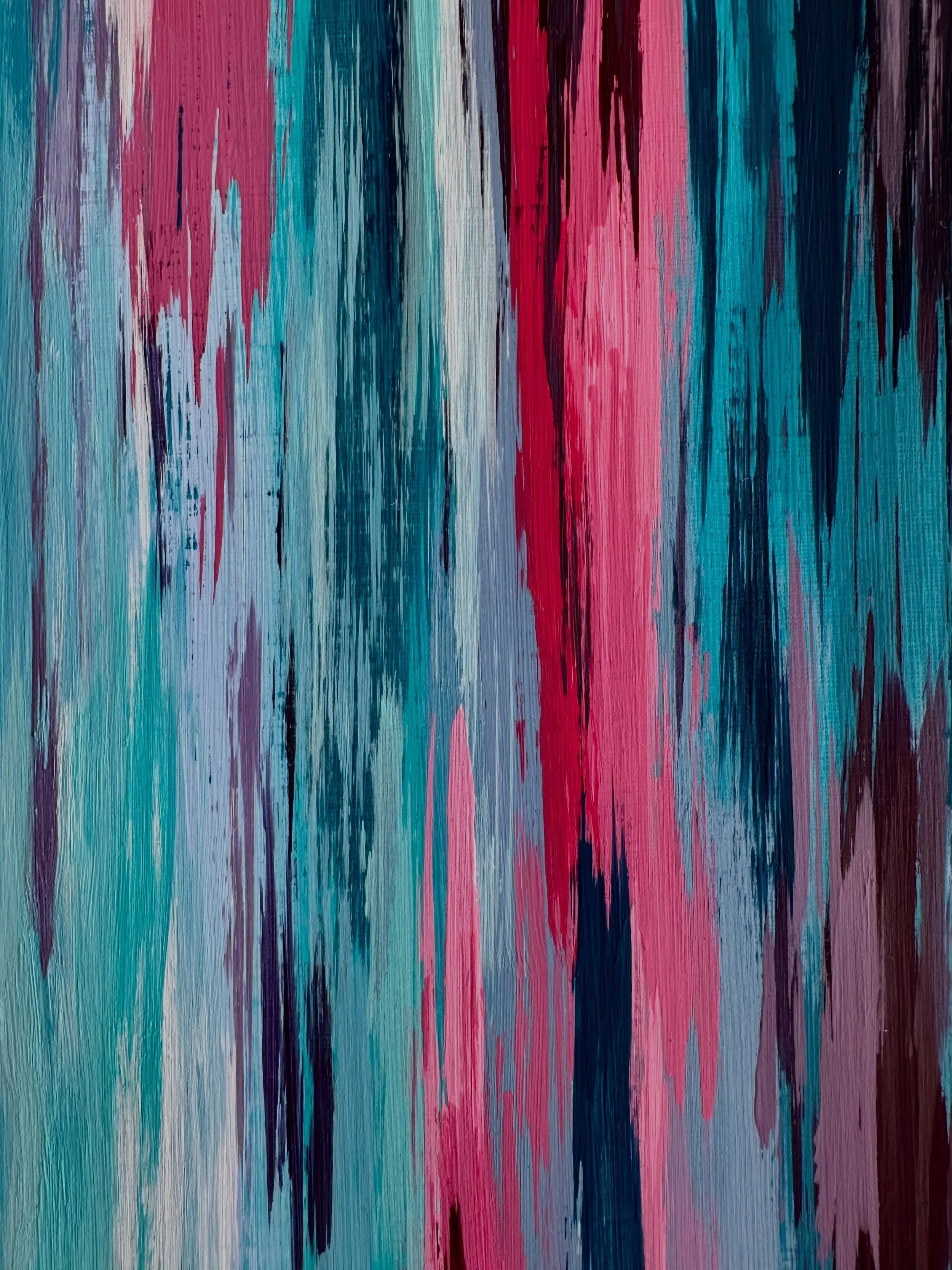 Stripes are in season for me as I attempt to create my first proper collection. Inspired by an A level photography project on movement and abstraction. I&rsquo;m playing with colour combos and painting techniques to try and create a feeling of moveme