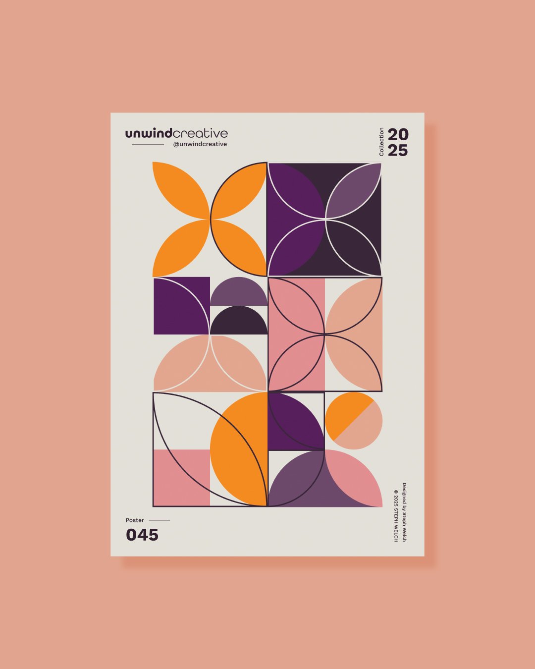 045. Geometric Floral