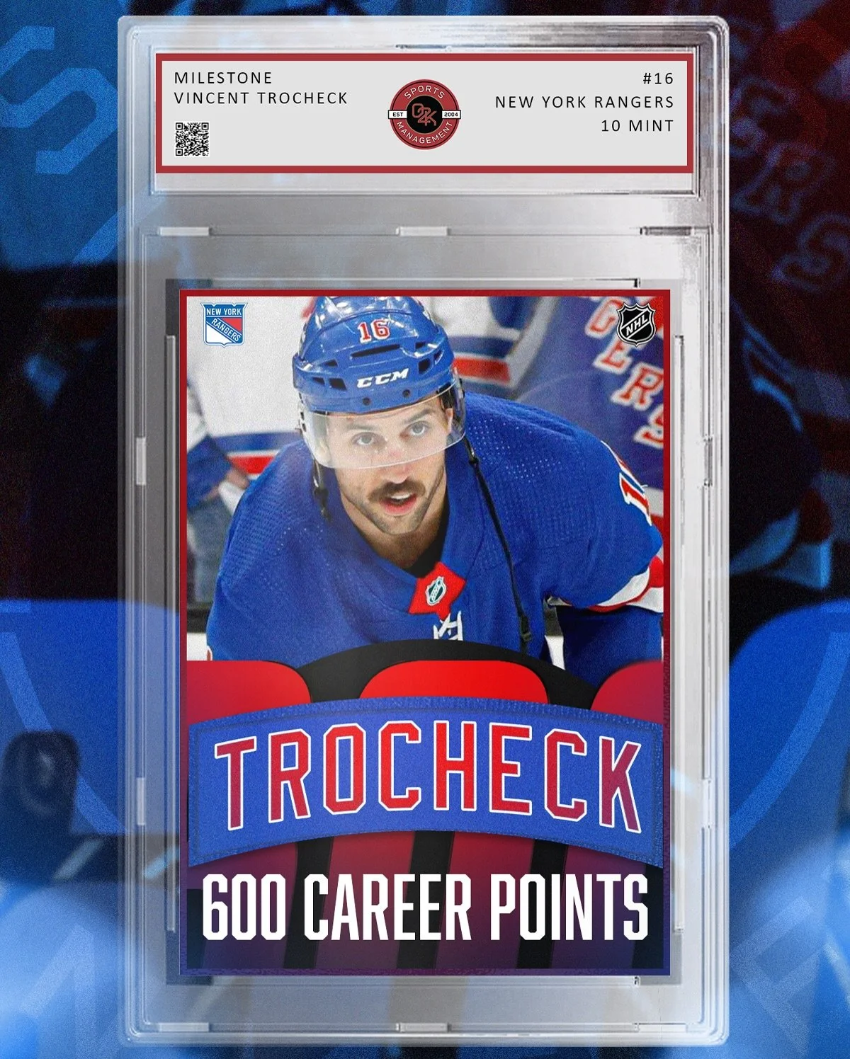 Closing out 2025 in 600 point style 😎 Congratulations to @trocheck_21 on recording this huge milestone! Plenty more points and a Winter Classic on the way!

#letsgorangers #usahockey #nhl