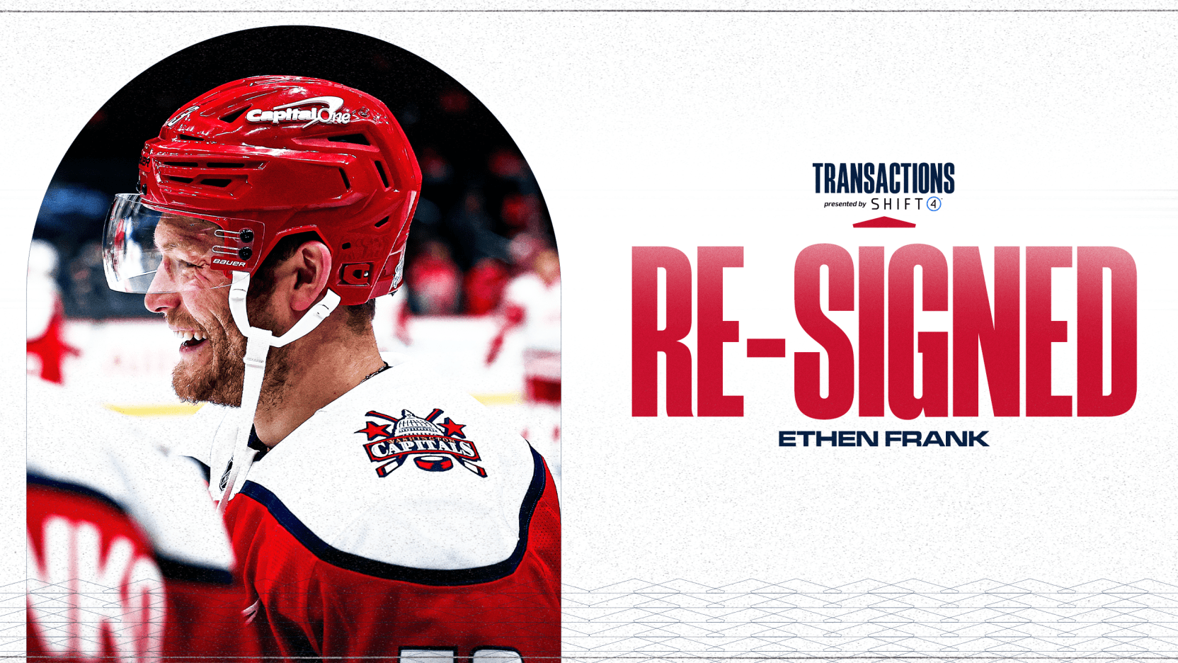 Capitals Re-Sign Ethen Frank