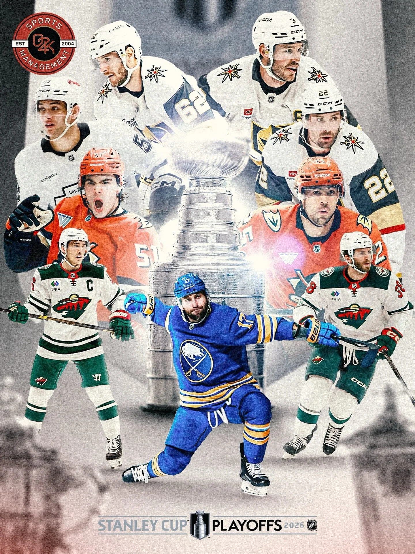 The journey begins 💪 Best of luck to all our O2K clients as they kick off their quest to win the Stanley Cup!
#StanleyCup #NHL #hockey #playoffs