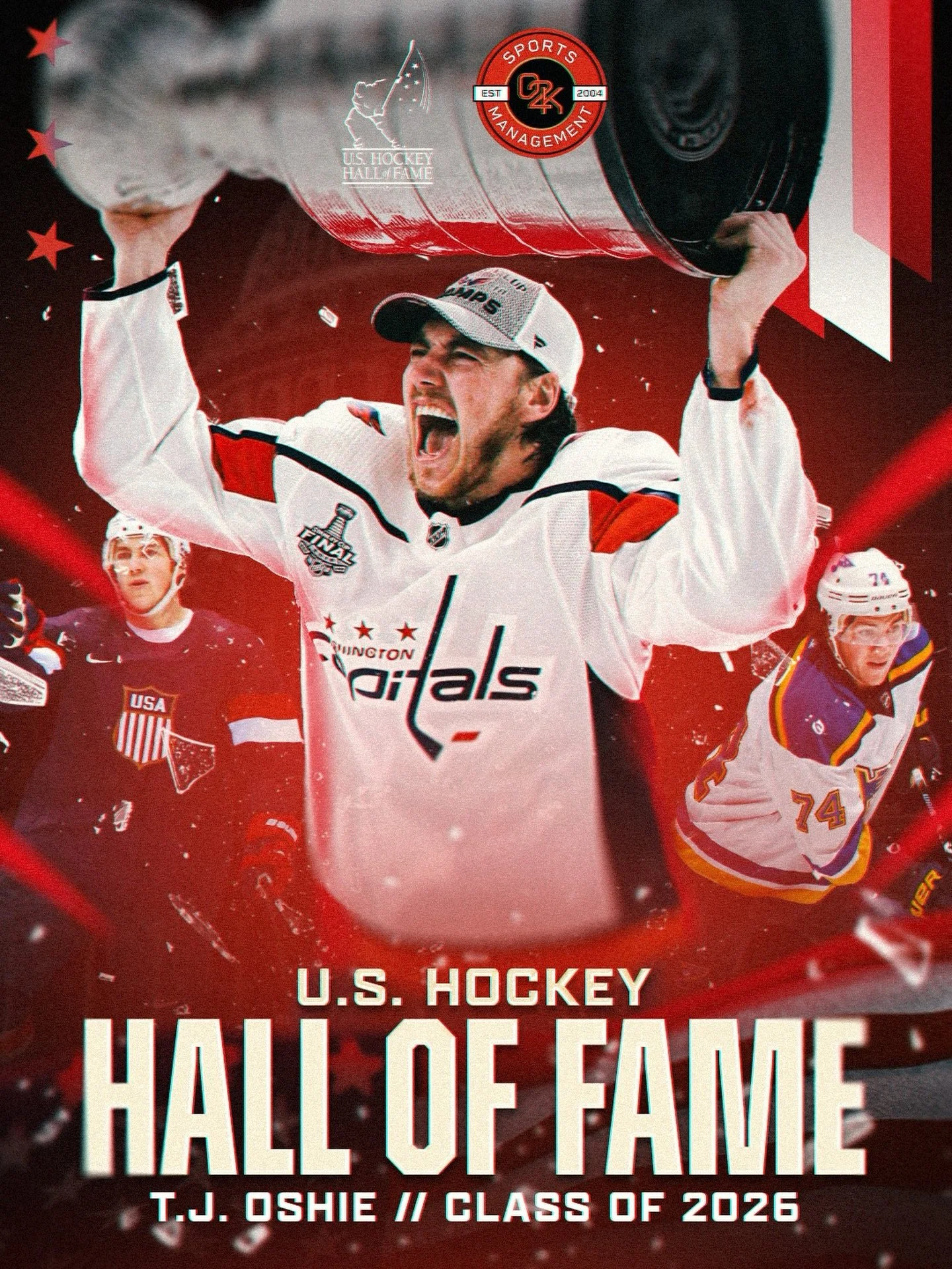 An honor like no other 🤩 Congratulations to T.J. Oshie @tjoshie7 on being inducted into the @usahockey Hall of Fame class of 2026!

O2K is proud to have been with you every step of the way and celebrate this incredible moment with you. Way to go, TJ