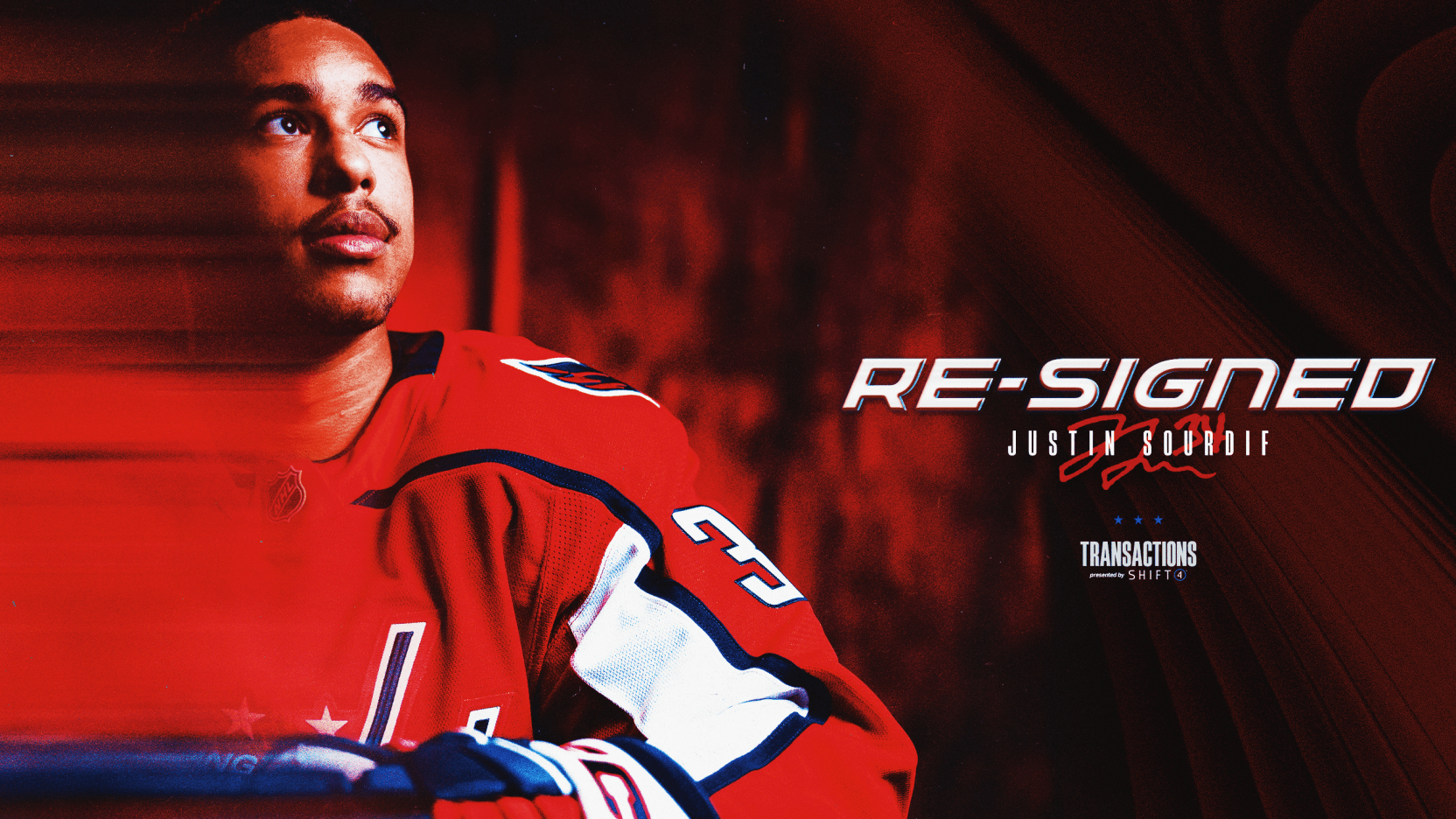 Capitals Re-Sign Justin Sourdif