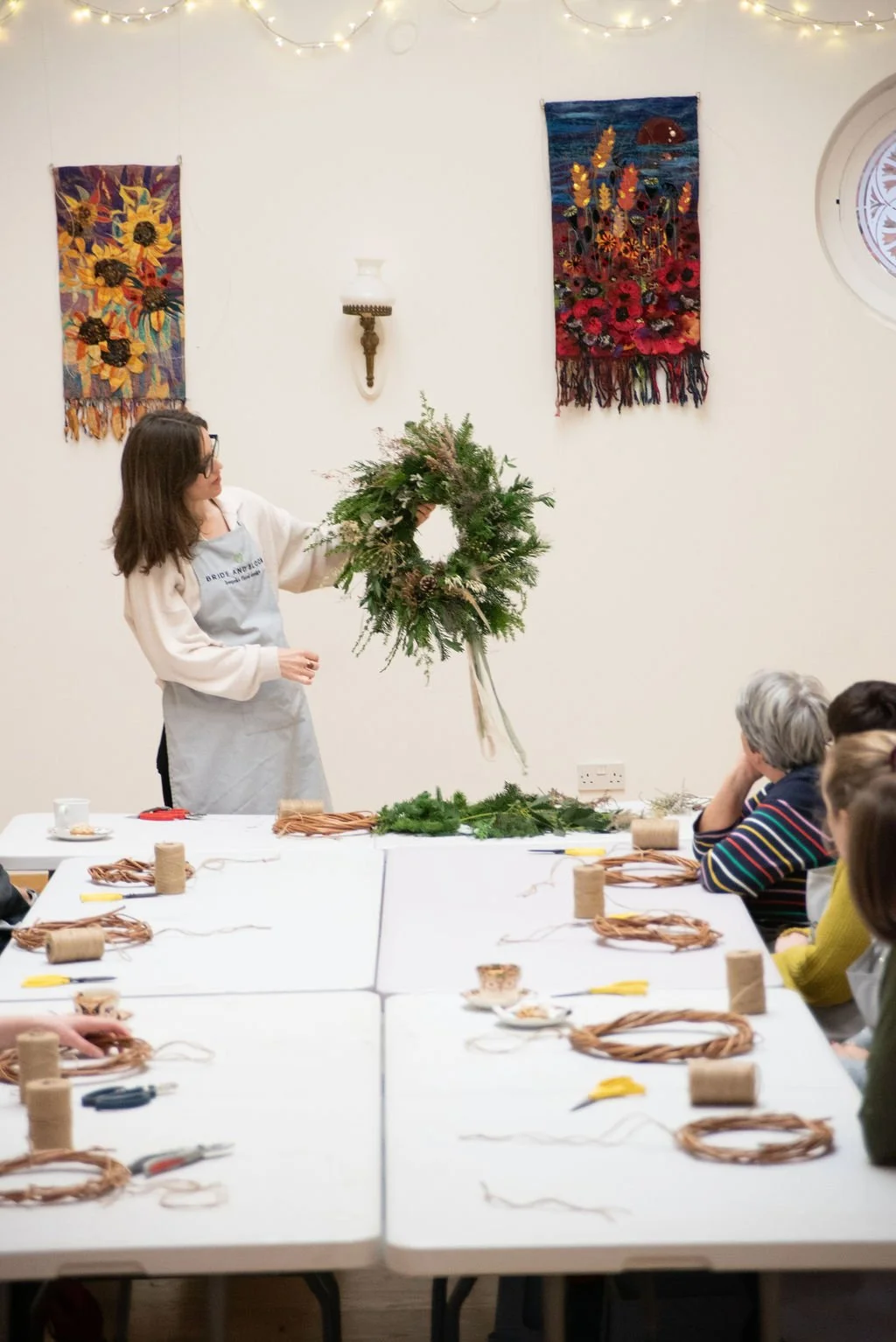 Bride & Bloom Wreath Making Workshop