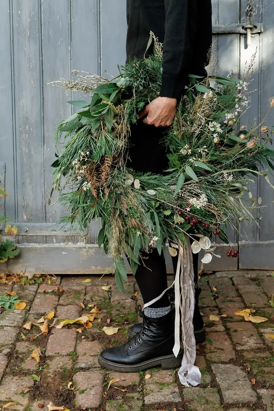 Christmas Eco-Wreath Workshops with Bride and Bloom