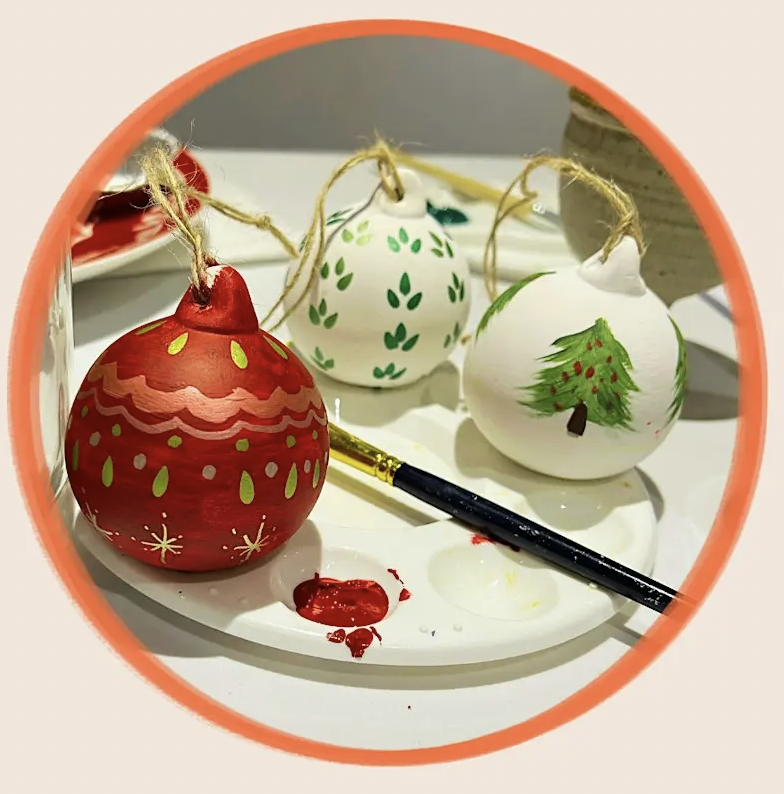Stitching Peggy: Mindful Winter Walk and Bauble Painting
