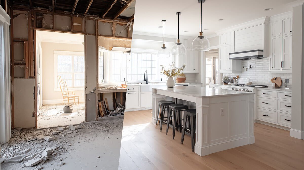 home kitchen remodeling project in Southeastern MA