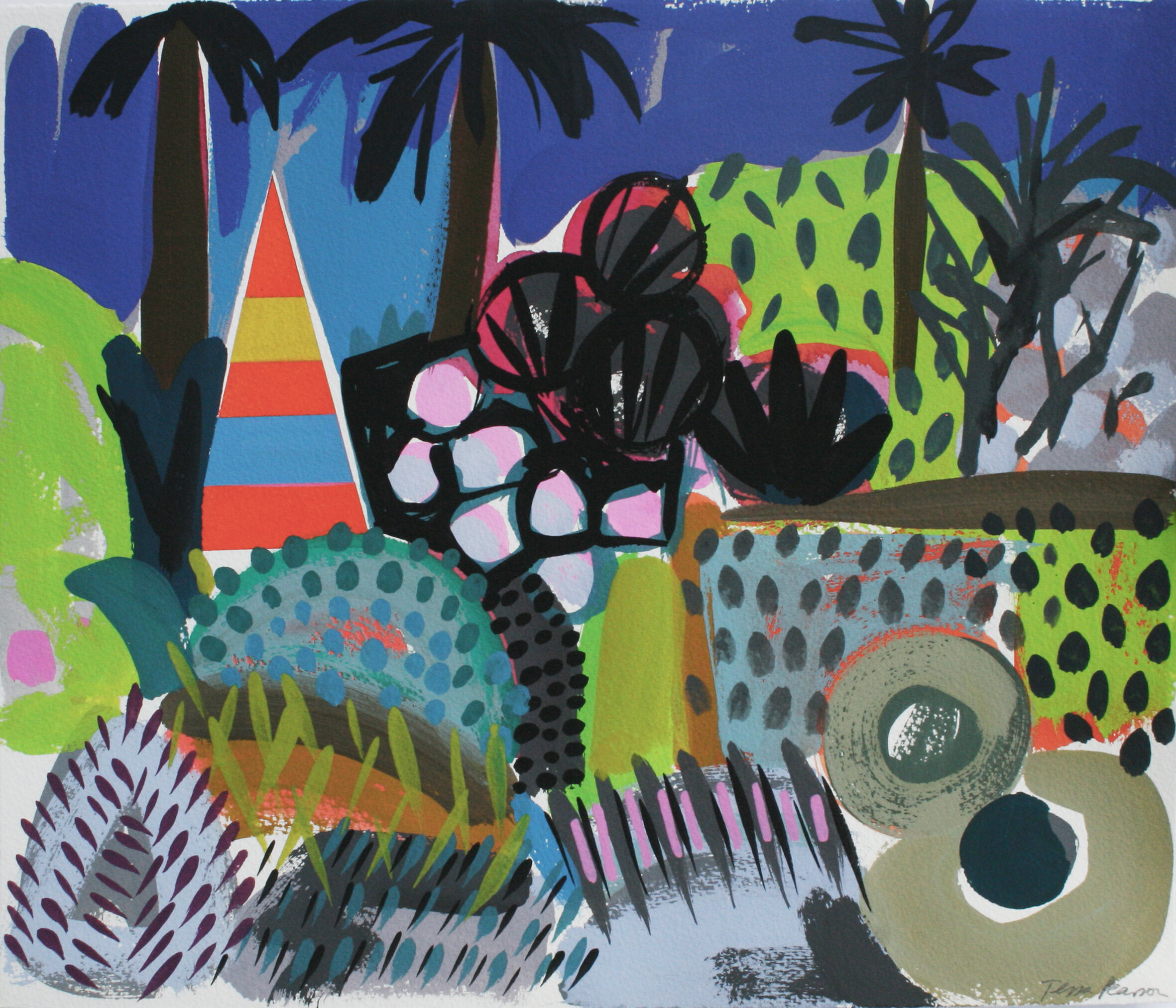 Anima Garden Dawn 38x45cm gouache on paper AVAILABLE unframed £395.jpg