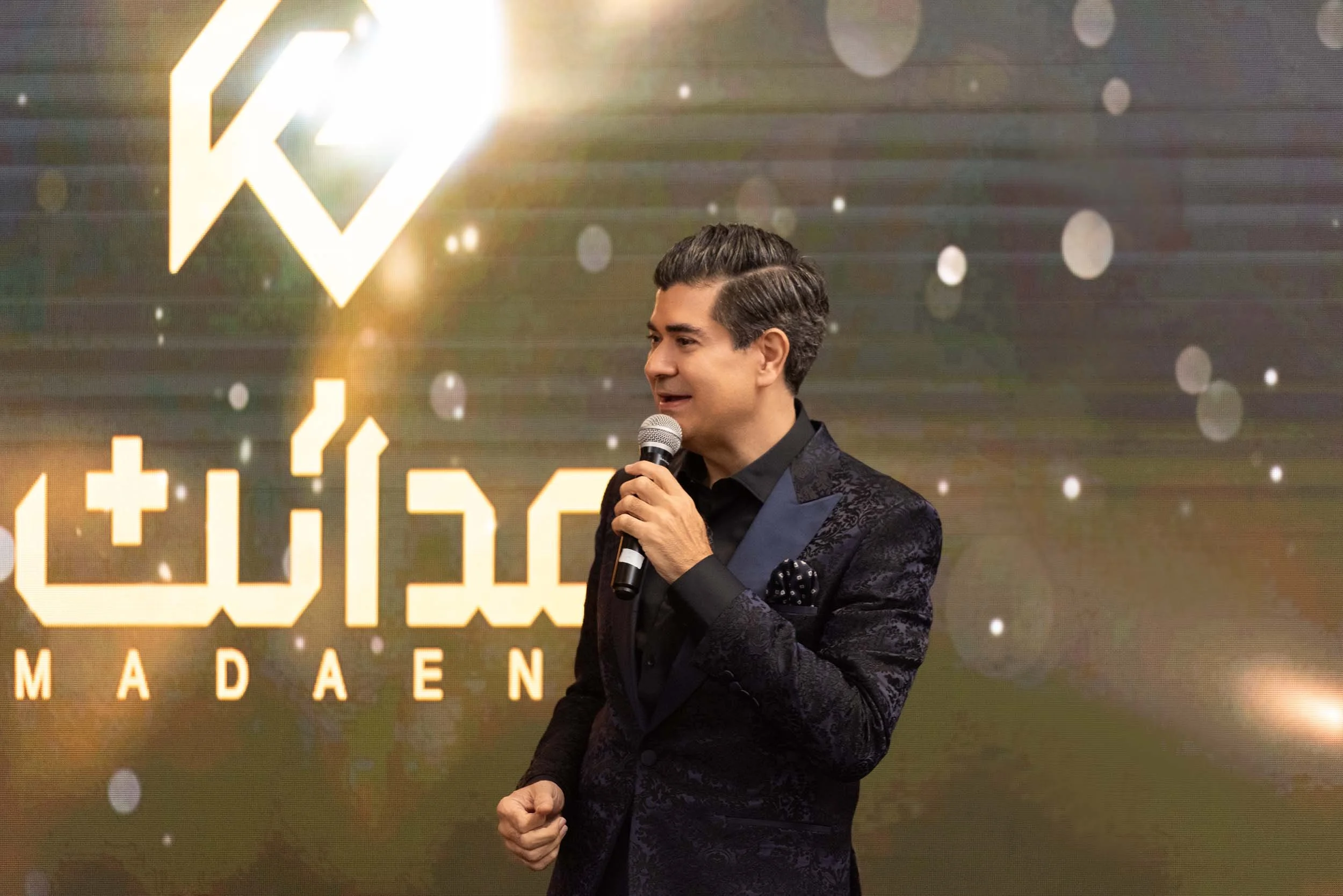 Corporate event photography in Dubai with guests, speakers and branded event coverage