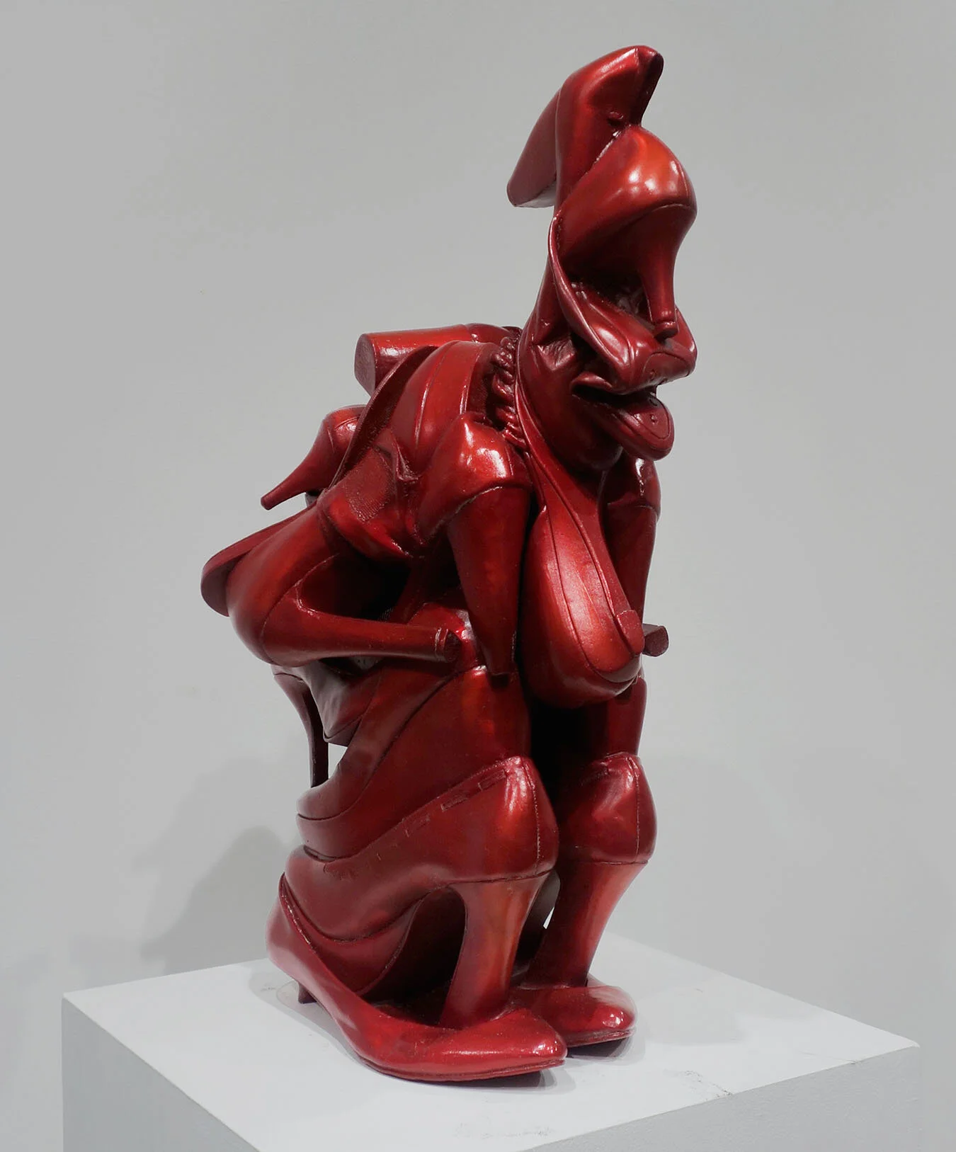 Wilie Cole, Mother and Child #2, 2020. Bronze with Red Patina. Featured in the current exhibition, Selections From The Collection, until June 11, 2021.