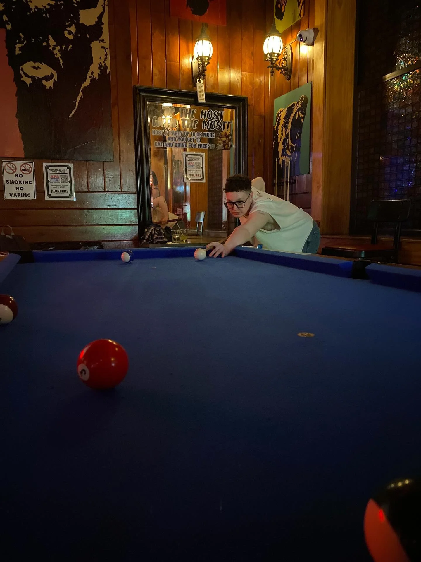 Maybe the coolest picture of me you&rsquo;ll ever see 🎱 (I&rsquo;m bad at pool)

Thanks @seturli