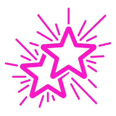 Dynamic neon starburst graphic representing Jindo creative passion and gameplay innovation.