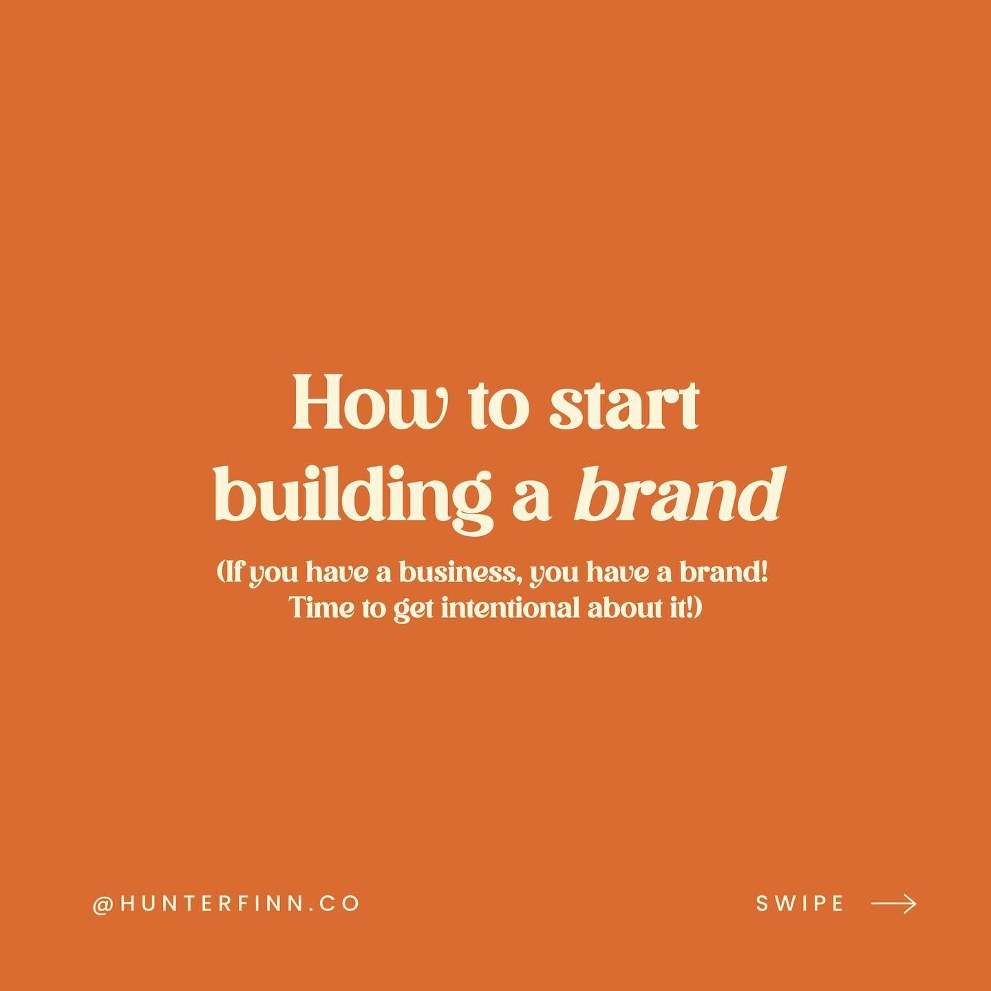 If you have a business, you have a brand! 
Even if you didn&rsquo;t know it! 

So congrats! 

As you&rsquo;ve been building out your business, you&rsquo;ve also been building your brand! 

Your brand is more than your brand-ing. 

Your brand is the p