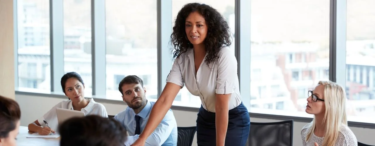 Pictured: CMO in boardroom | The Evolving Role of the CMO | Suzie Walker Executive Search