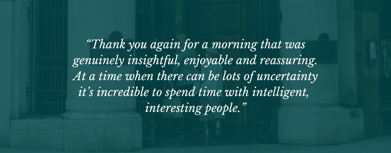 Pictured: event feedback | Networking events – Thursday 22nd and Friday 23rd January | Suzie Walker Executive Search