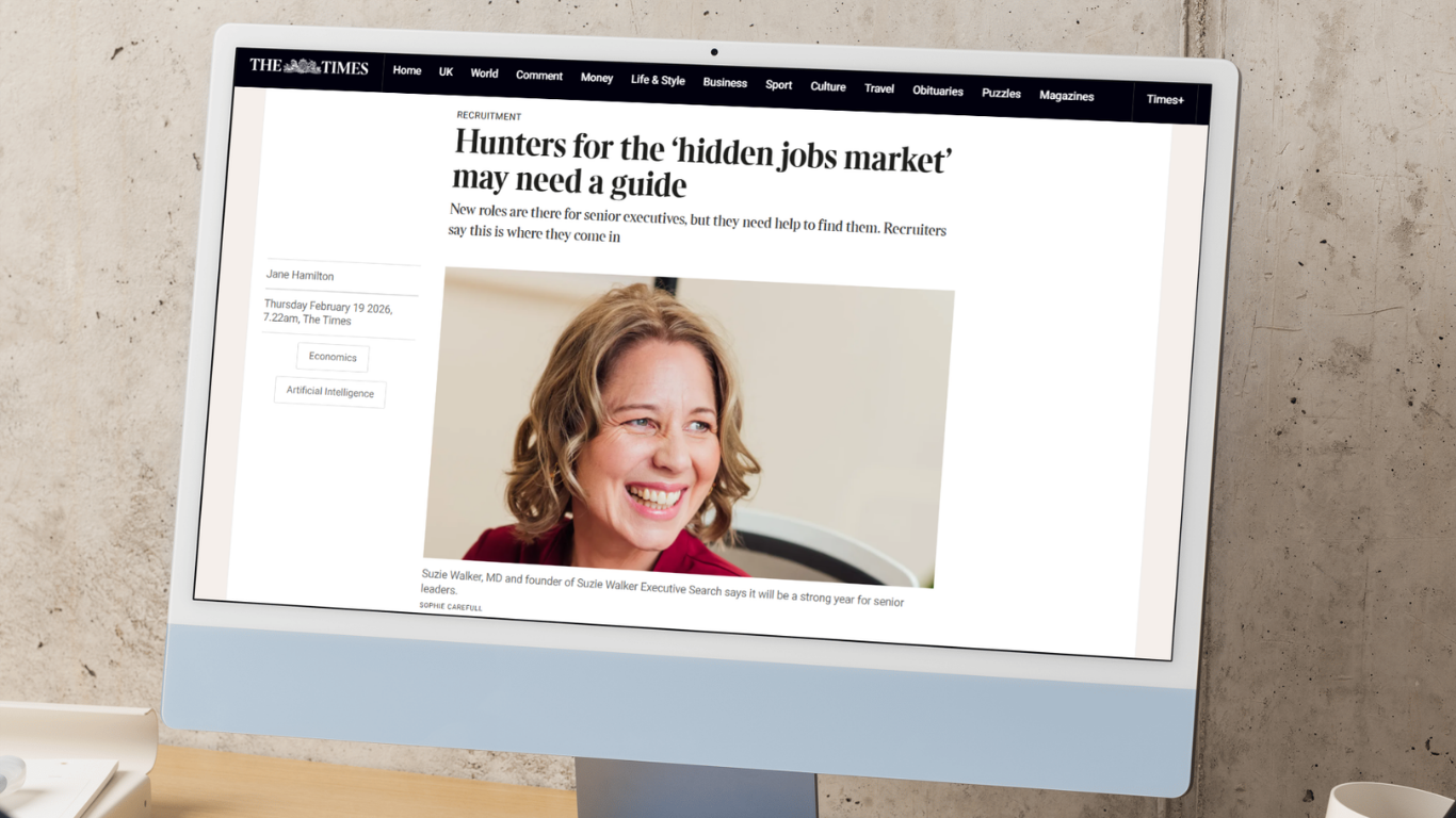 Pictured: The Times article - Hunters for the ‘hidden jobs market’ may need a guide