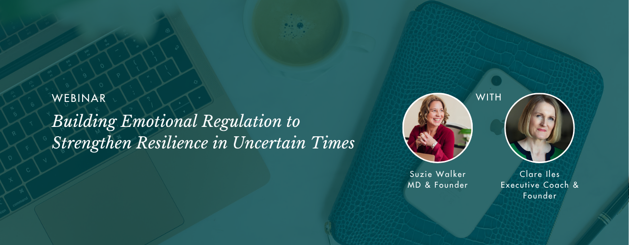 Pictured: Clare Iles, Suzie Walker and webinar title