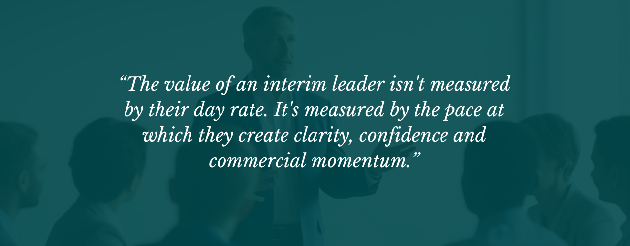 Pictured: pull-out quote from main article | How much does an Interim CMO cost in 2026? Day rates, retainers and what's included?