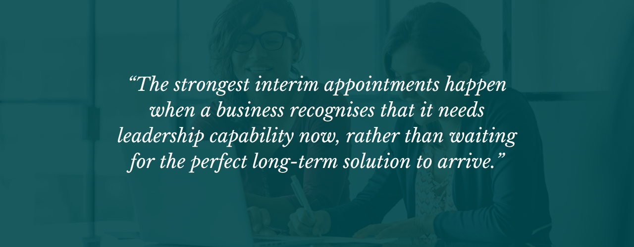 Pictured: pull-out quote from main article | Five signs your business needs an interim marketing leader