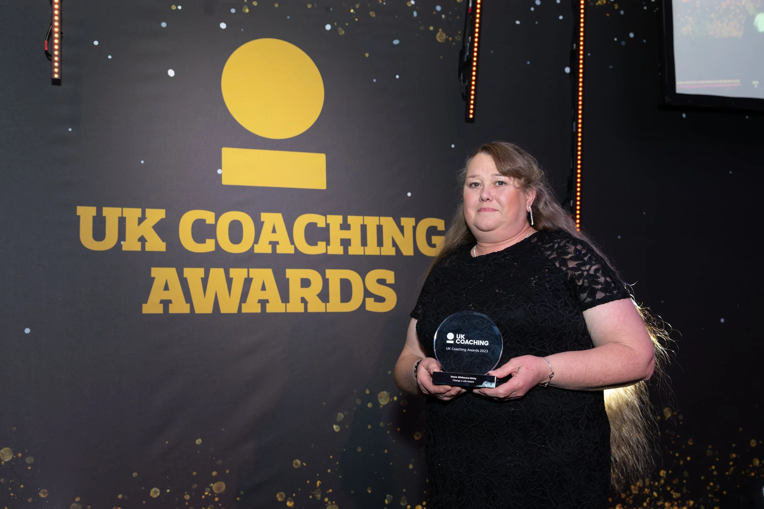 Dawn Whitmore-Kirby won the ‘Change a Life’ award at the UK Coaching Awards 2023!