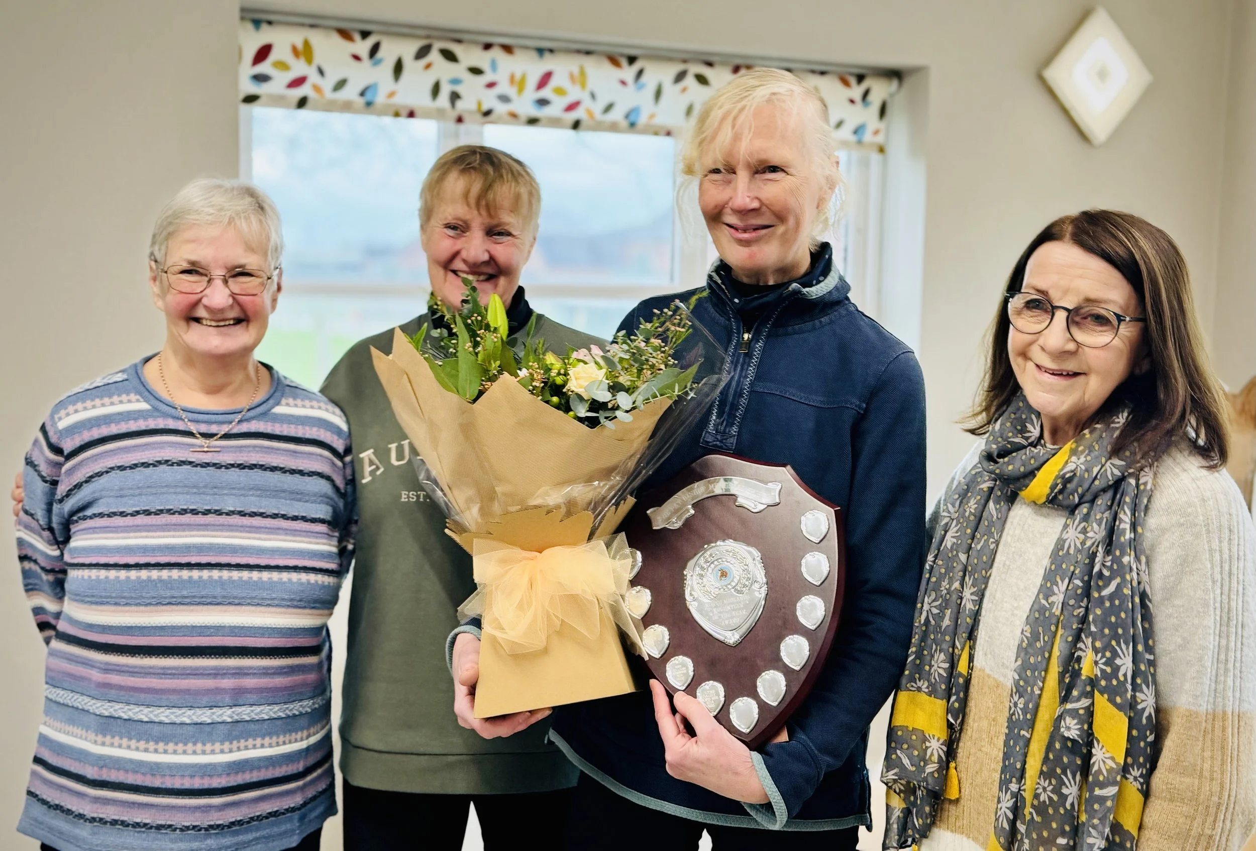 Special recognition for long term volunteer at Scropton Riding for the Disabled Group