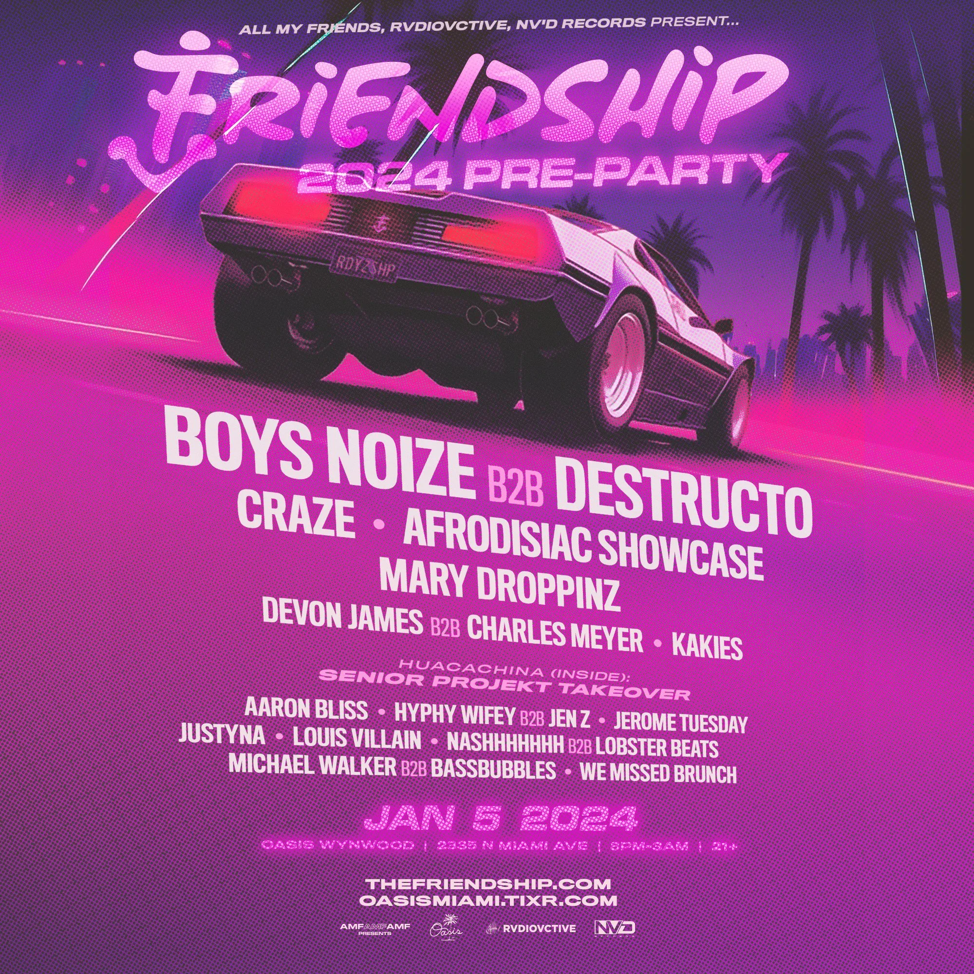 Friendship 2024 Official Pre-Party