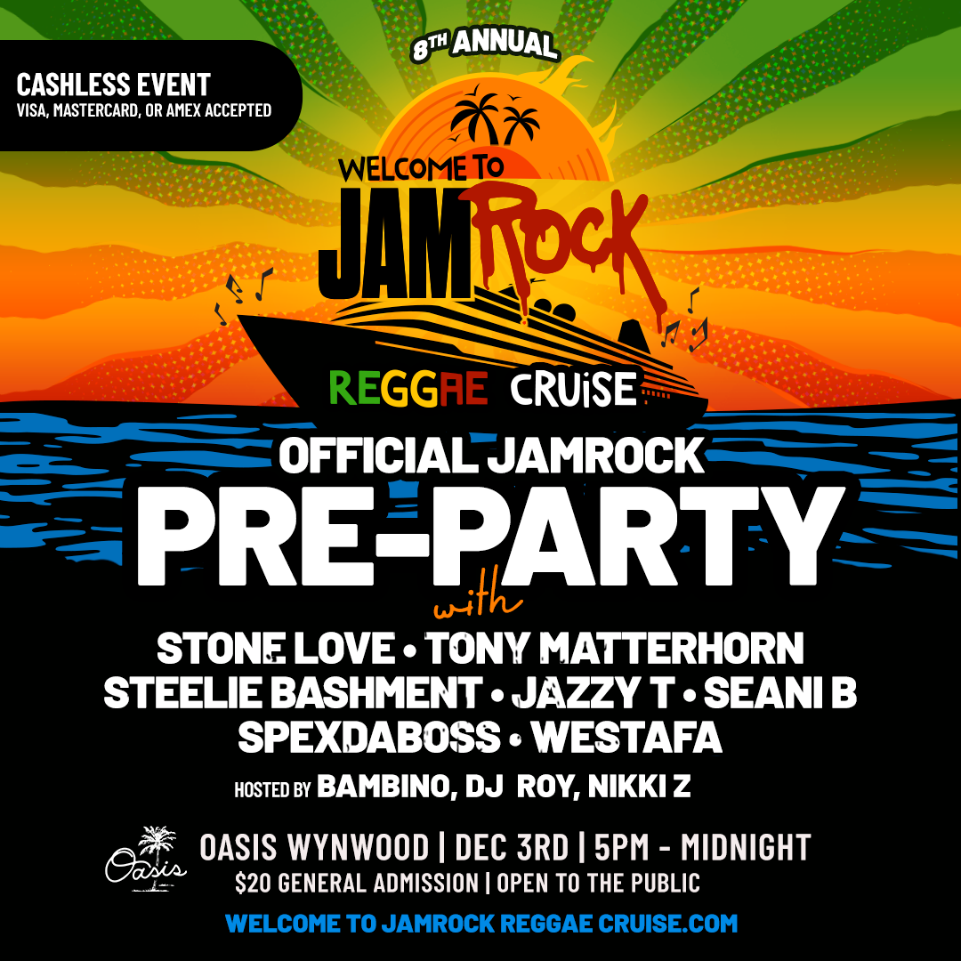 Jamrock Pre-Party @ Oasis Wynwood