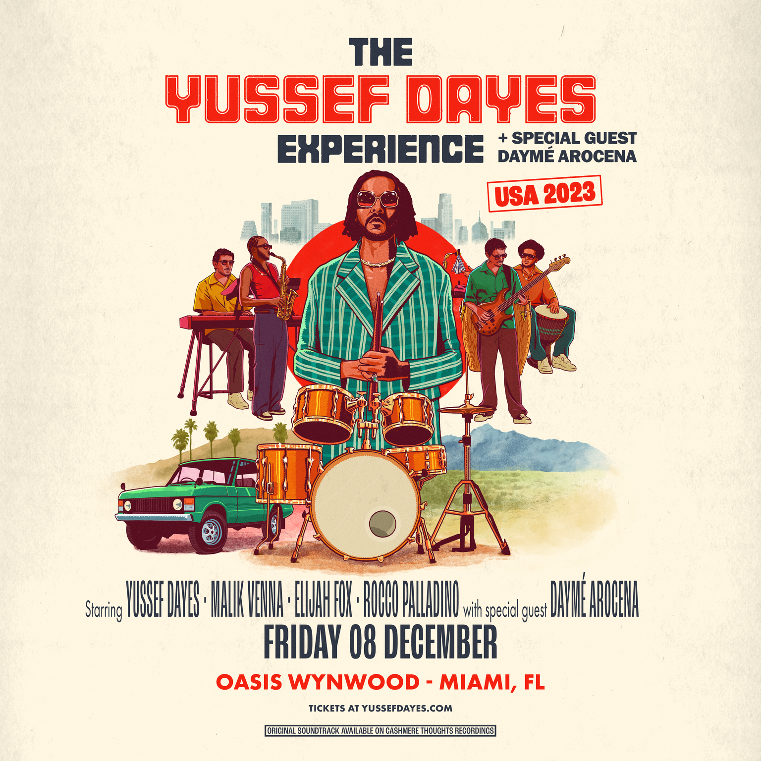 BASEL WEEK: Yussef Dayes with Dayme Arocena @ Oasis Wynwood 