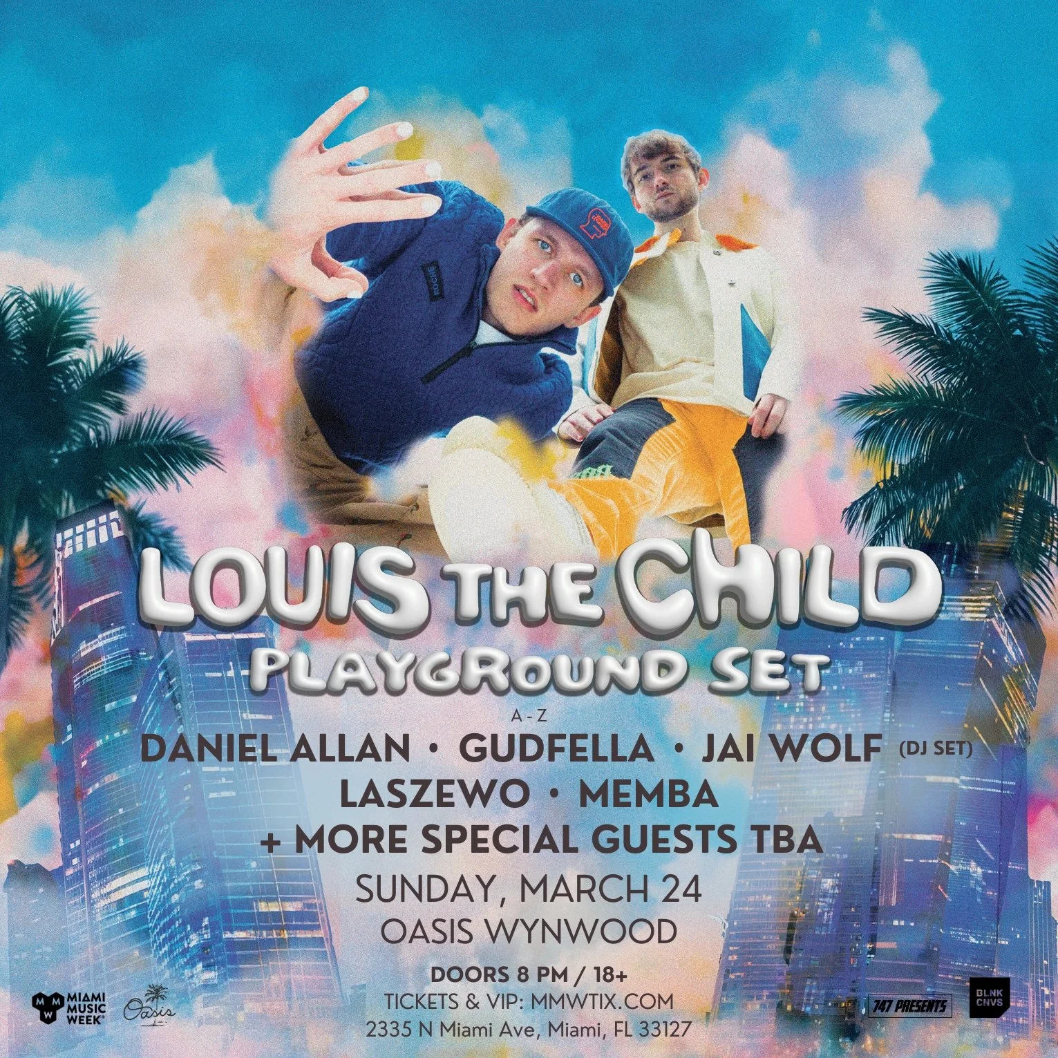 MIAMI MUSIC WEEK: Louis The Child @ Oasis Wynwood