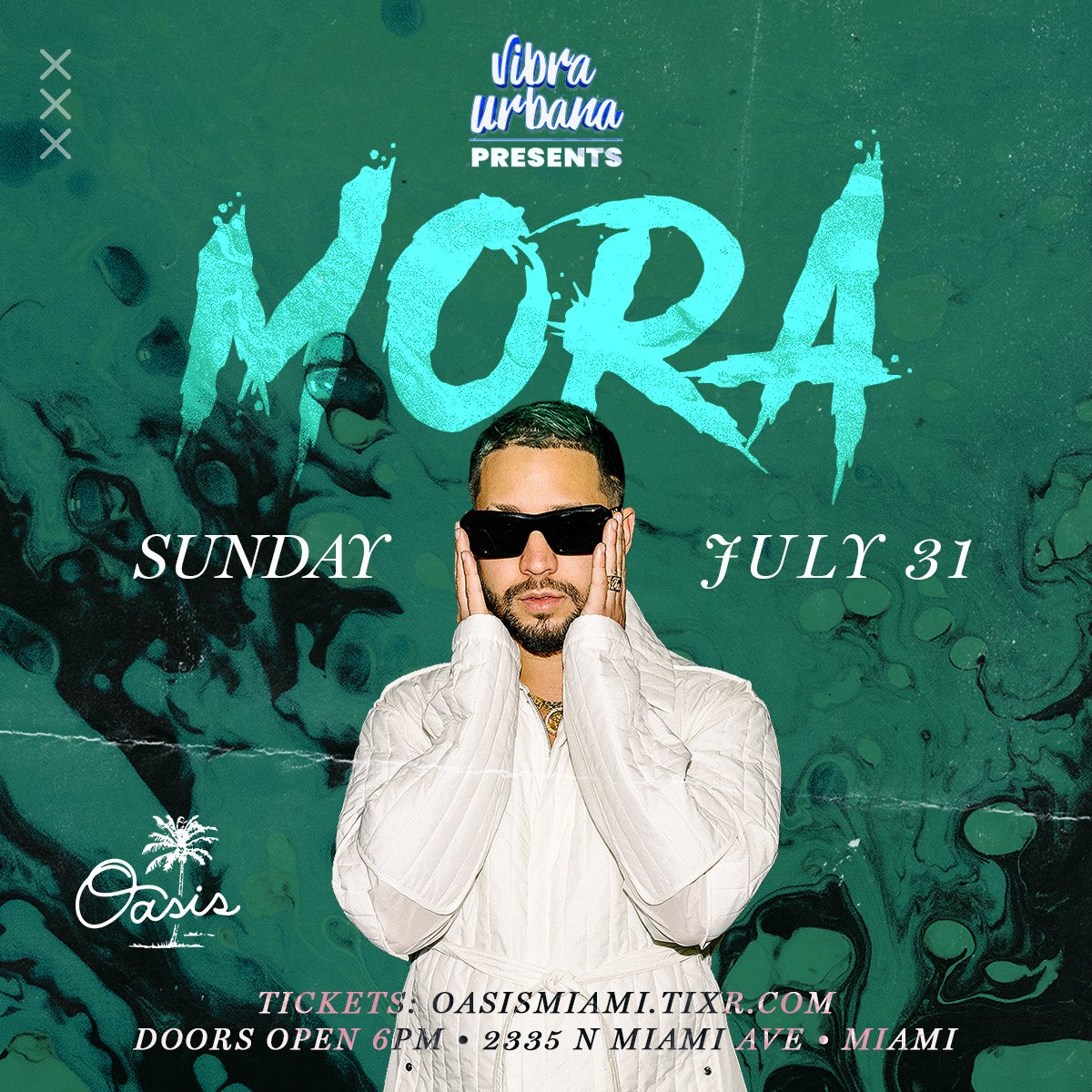 Mora: Live In Concert Tickets at Oasis Wynwood in Miami by Oasis Wynwood