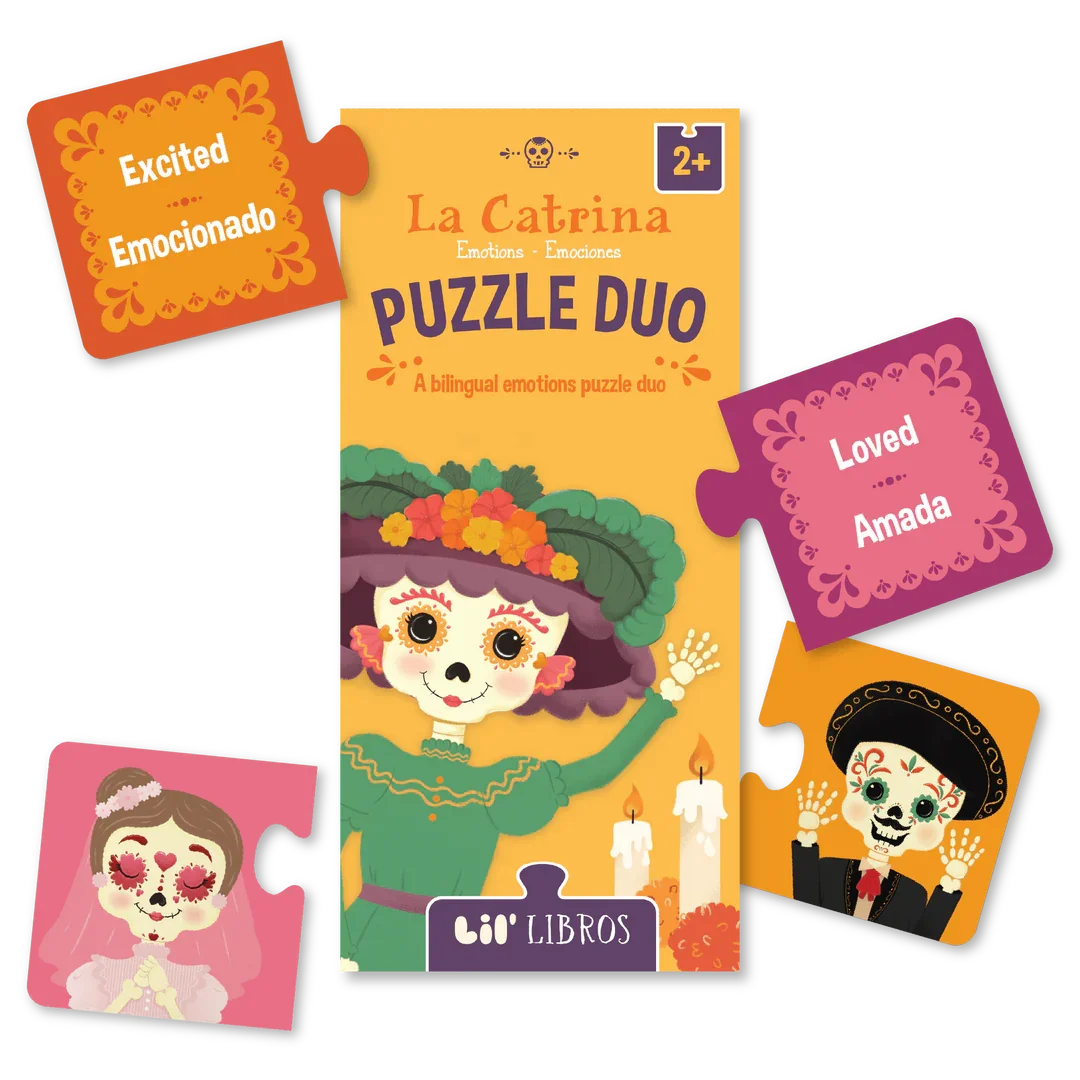 La Catrina: Emotions / Emociones Puzzle Duo