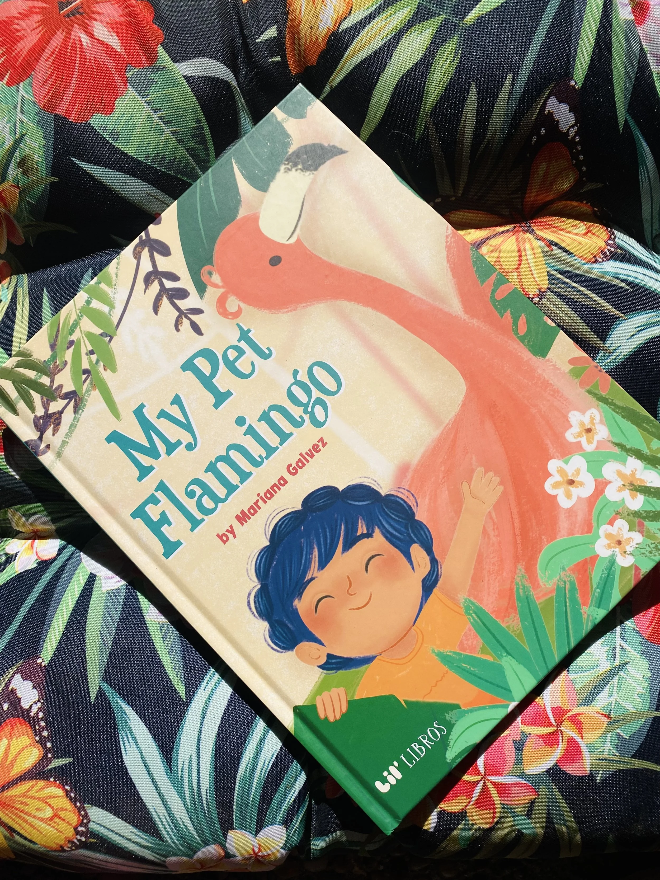 image of my pet flamingo book