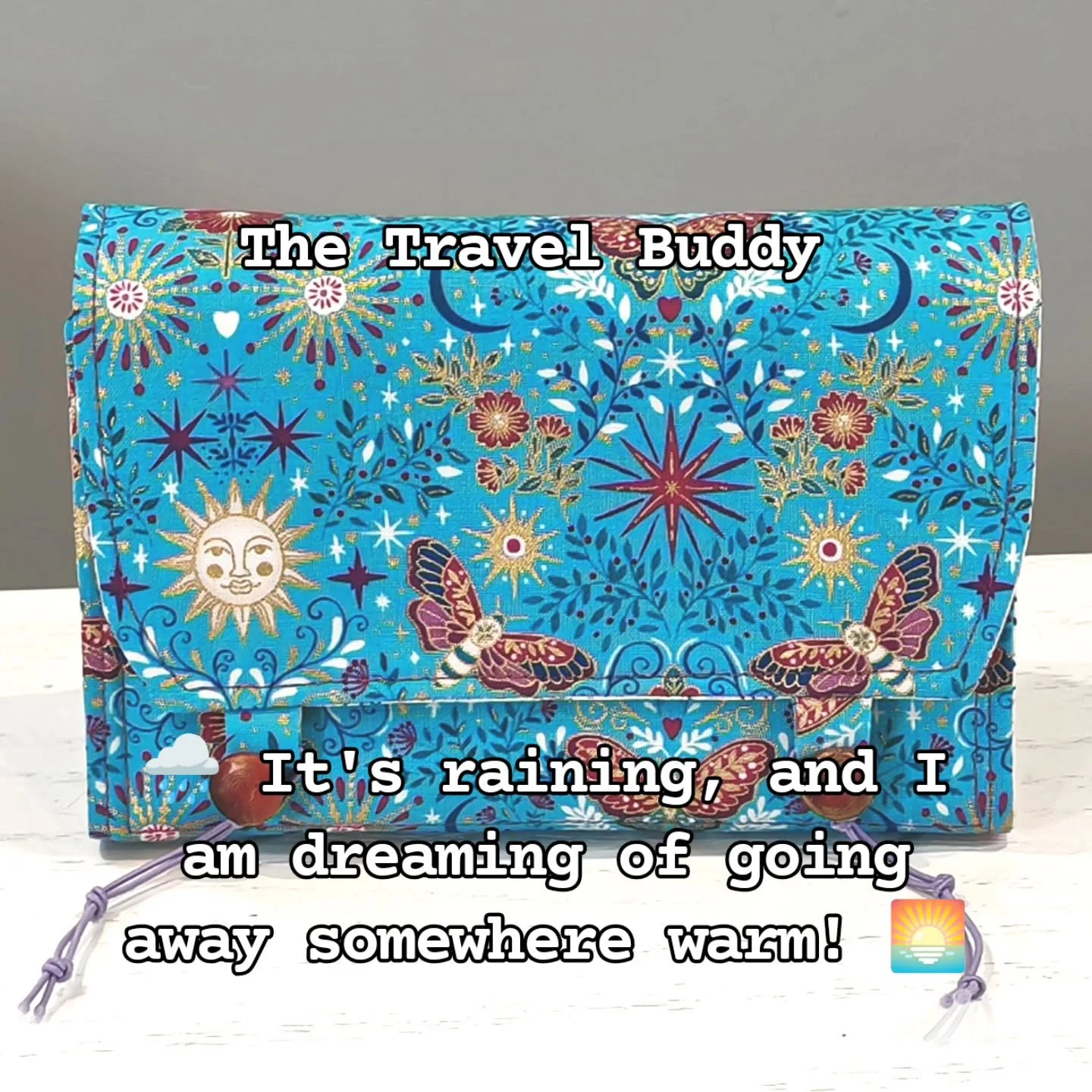 If you need to organise yourself for your holiday, I have you covered! 

When going out means getting wet, you can console yourself by planning a trip away. Did you know, I have a whole section on my website devoted to travel? My latest pattern, The 