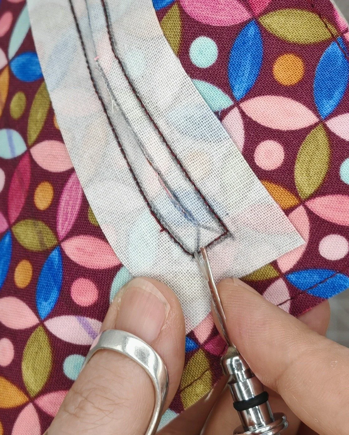 Are you nervous about adding an inset zipper pocket to your project?
My latest pattern comes with an extra masterclass which shows you how to add a pocket using a facing.

This method has the following benefits:
&bull; You can make sure you are happy
