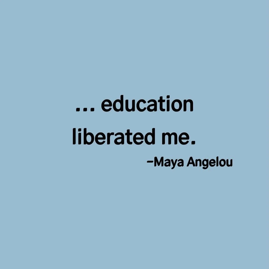 ...education liberated me. 
-Maya Angelou
.
.
.
.
.
.
.
.
.
#frankysfund #education #liberated #mayaangelou #poet #inmemoriam #francescaginocchio #memorialfund #girls #graduatingfromhighschool #givingback #feelgood #motivationmonday #love