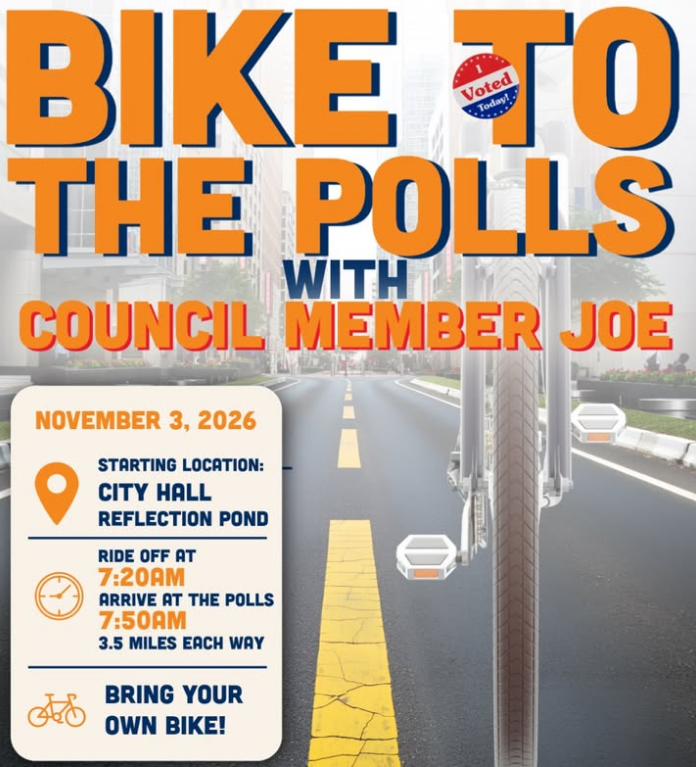 Bike to the Polls with Council Member Joe