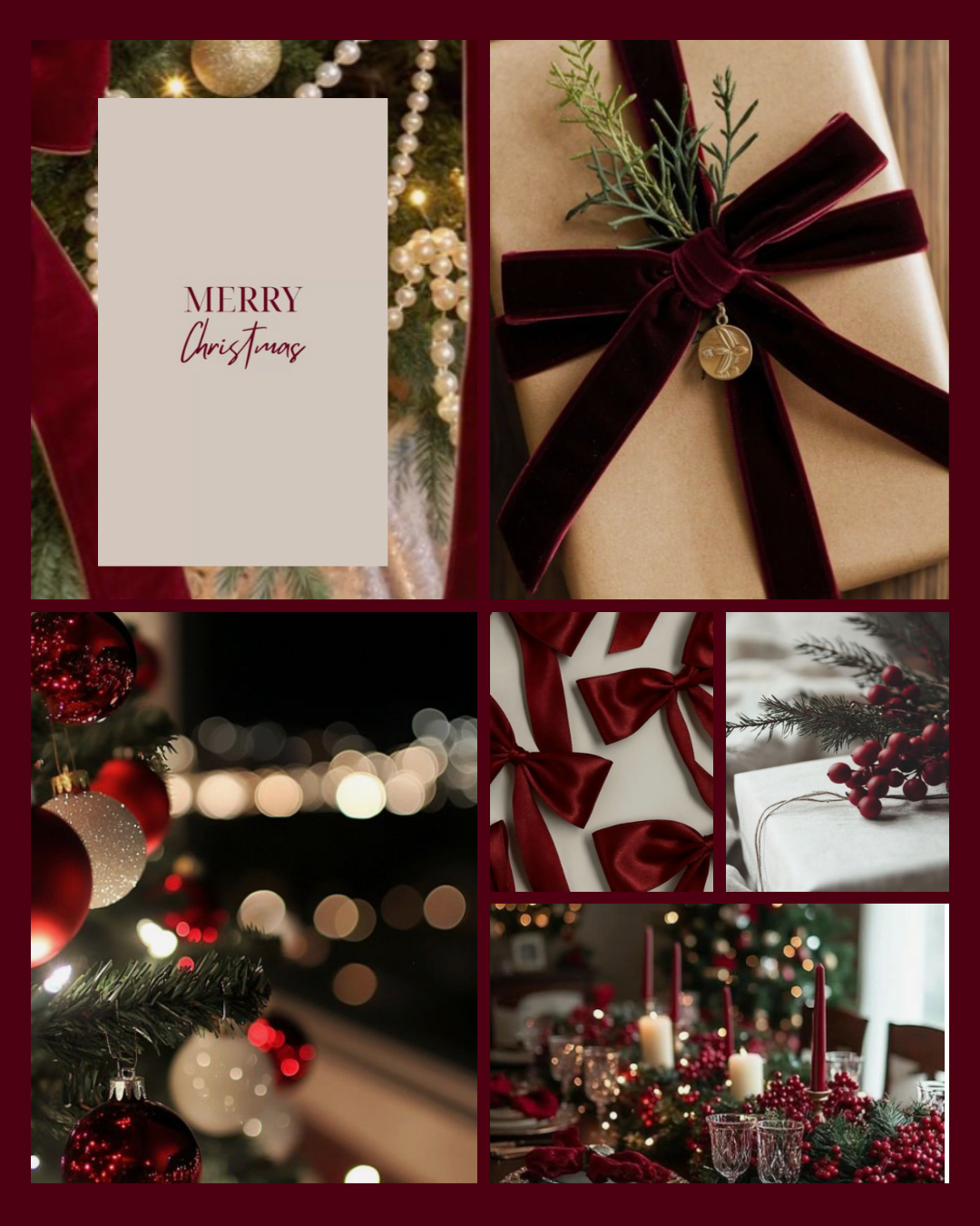 Burgundy: This Season’s Most Timeless Christmas Colour