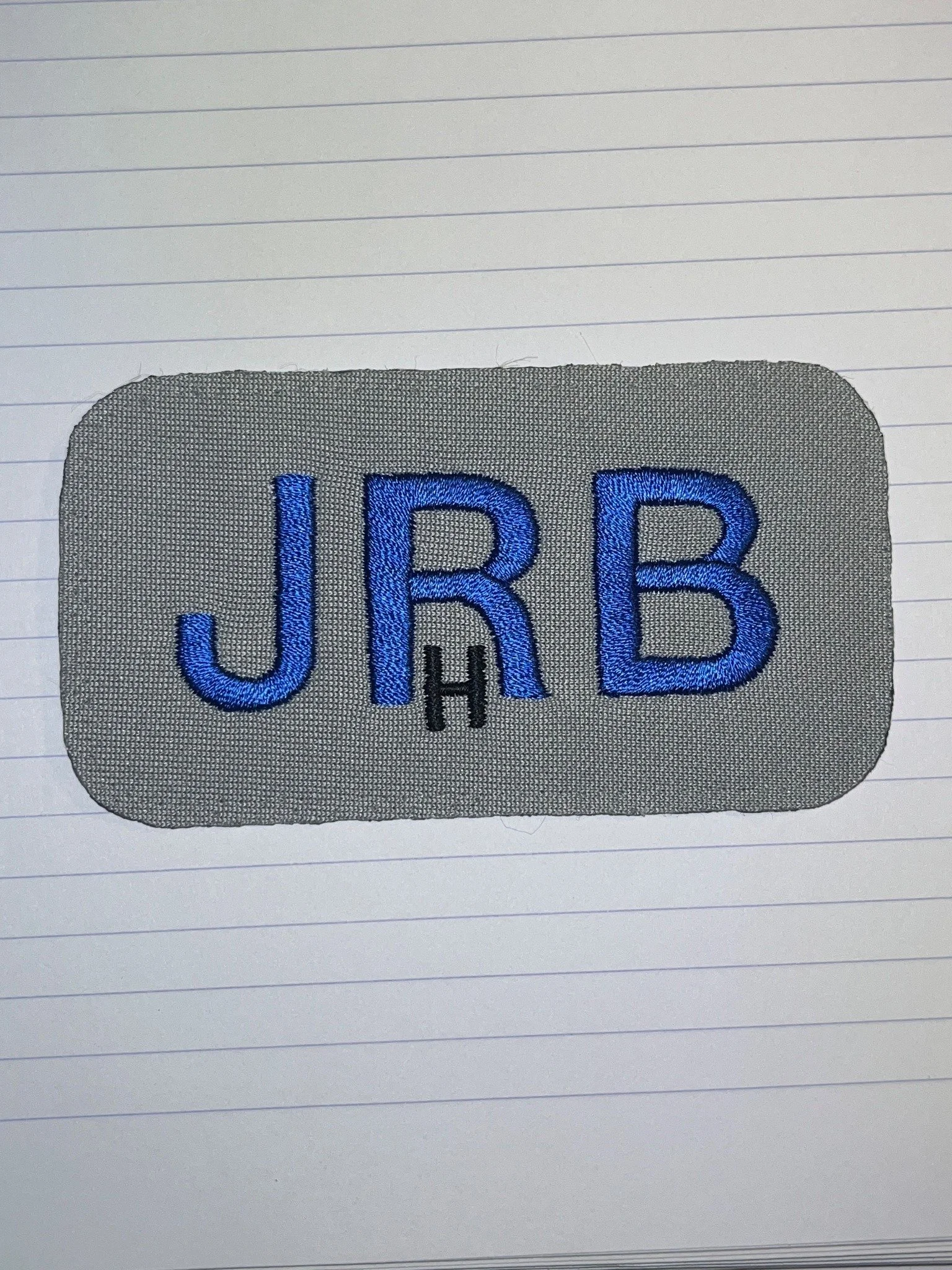 KC Royals 1992 road jersey memorial, this one modified with the "H" as George Brett wore on his sleeve that year as a tribute to his father.